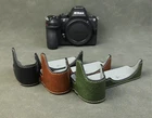Anti-Slip PU Leather Half Case Protective Cover Shell for Nikon Z5II Z5 II Z52