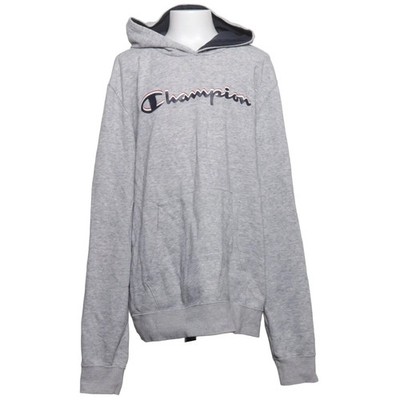 Champion, Kapuzenpullover, Größe: 174/179, Grau, Baumwolle/Polyester, Print #ORz