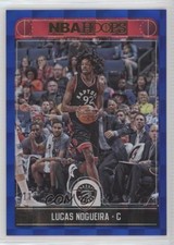 2017-18 Panini NBA Hoops Blue Checkerboard 11/75 Lucas Nogueira #181 3l1