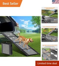 Dog Ramp for Car              Large Folding Pet Stair Ramps for Truck, SUV, w...