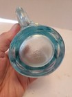 Imperial Glass Ice Blue Nursery Rhyme Theme  Child Mug Opalescent  Luster  — photo 2