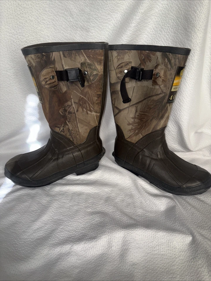 Game Winner Scent Free 400g Thinsulate Ultra  Insulation Camo Boots Size Youth 2 - Image 4 of 4