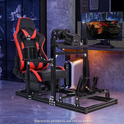 Minneer 3060 Alu-Renncockpit mit rotem Sitz für passend Logitech G29