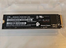 WD Black SN750 1TB NVMe M.2 SSD PCIe Gen3 Working