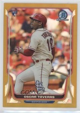 2014 Bowman Chrome Gold Refractor 19/50 Oscar Taveras #12 1h1