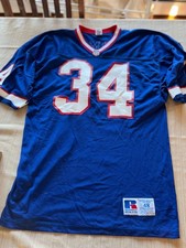 Vintage Original 90s NFL Thurman Thomas 34 Buffalo Bills Mesh Russell Jersey XL
