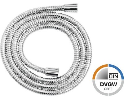 AVITAL Brauseschlauch Metall Edelstahl 2 m x 1/2'', DVGW geprüft