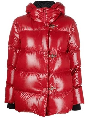 FAY Gefütterte Kapuzenjacke/hooded down puffer jacket Red/Damen Daunenjacke Gr.M