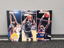 1993 SkyBox League Leaders Rebounds #284 Rodman O'Neal Mutombo Excellent/NM