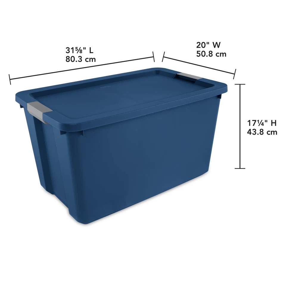(2 Pack) Sterilite Extra Large Storage Bin, 34 Gallon Plastic Storage Container  - Image 4 of 4