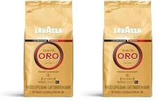 Lavazza QualitÃ Oro Whole Bean Blend, Medium Roast, 2.2 Pound (Pack of 2)