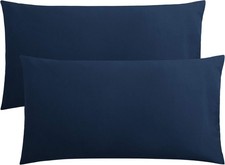 King Pillow Cases Set of 2, Soft Microfiber Pillow Covers with Envelope Closure,