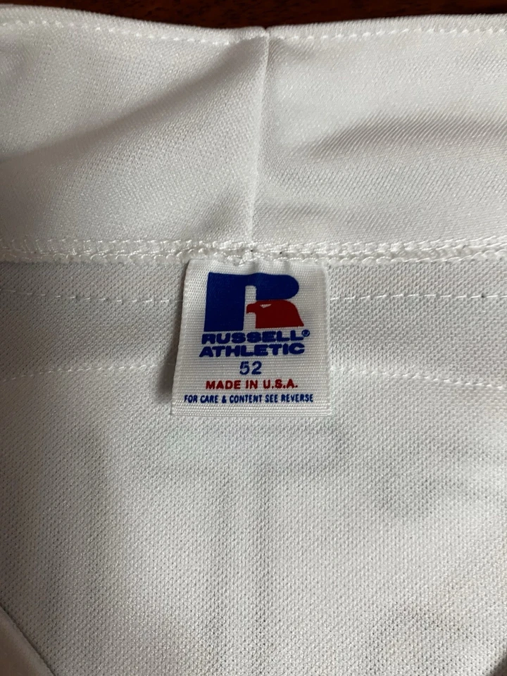 Camiseta deportiva David Justice de colección auténtica Atlanta Braves Russell Athletic MLB 52 XXL 95 Foto 4 de 4
