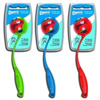 Chuckit! Ballschleuder Ballwerfer Hunde Pocket GrüN 30Cm Mit Ball Ø 6,5Cm