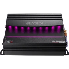 Jensen XDA94RB Class D 4 Channel Bridgeable Amplifier with 80 Watts x 4 RMS and