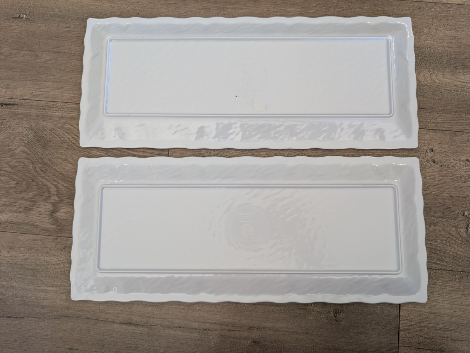 Sanrio HELLO KITTY Melamine Serving Trays Platter NEW Large 18" (Set Of 2)