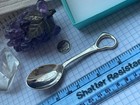 TIFFANY & CO. Elsa Peretti 925 Sterling Vintage Open Heart Baby Spoon, LOVELY!! — photo 1