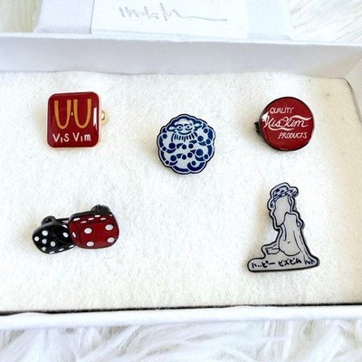 Visvim Fashion Accessories Lapel Pin Set Badge Limited Edition VHTF Designer Col