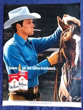 Marlboro Zigaretten, originale Werbung aus 1984