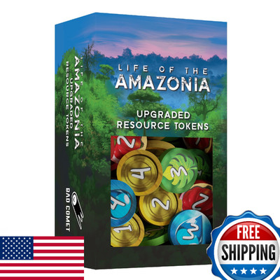 Life of The Amazonia Board Game - Strategic Jungle-Building for 1-4 Players