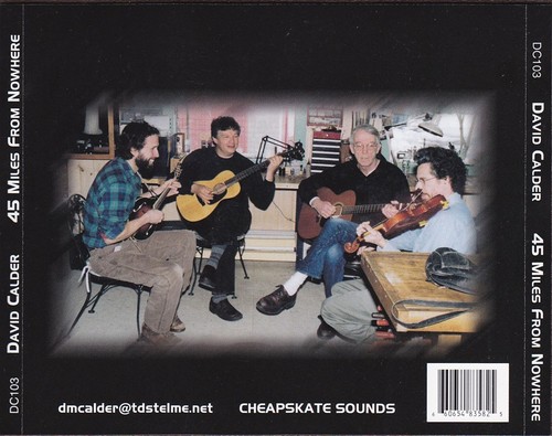 David Calder and the Yankee Soul Revue CD - 45 Miles From Nowhere (Maine) - Picture 2 of 2