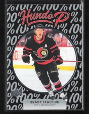 2021-22 Upper Deck #HP-8 Brady Tkachuk Hundo P Ottawa Senators