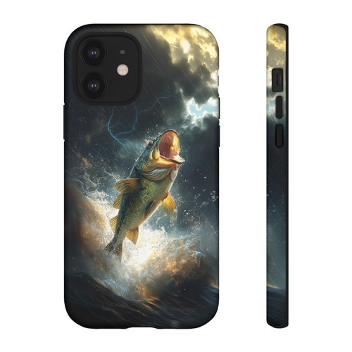Big Mouth Bass Fish Thunderstorm River - Phone Case for iPhone, Galaxy, Pixel - 第 106/281 張圖片