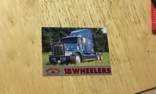 Carte à collectionner vintage camion 18 roues gâté pourri 1993 Freightliner FLD 120 - Photo 1/2