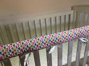 baby crib teething rail cover