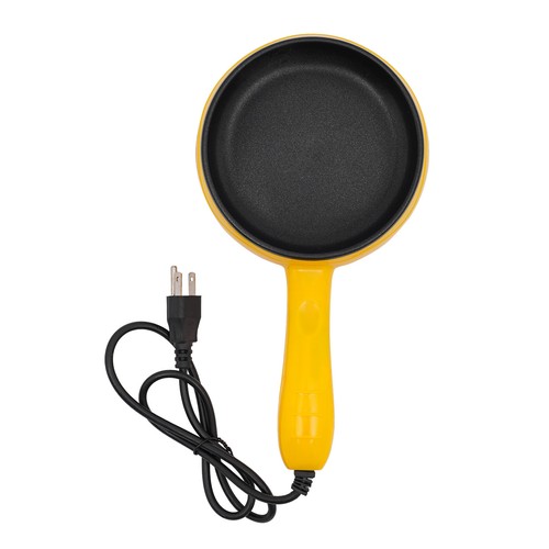 450W Electric Skillet W/ Wooden Spatula Heat Dissipation Base Non-Stick Pan - Picture 5 of 12