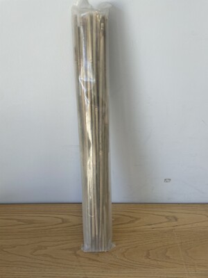 Smose Natural Bamboo Stakes 2 Feet, Eco-Friendly Garden Stakes, 30-Pack