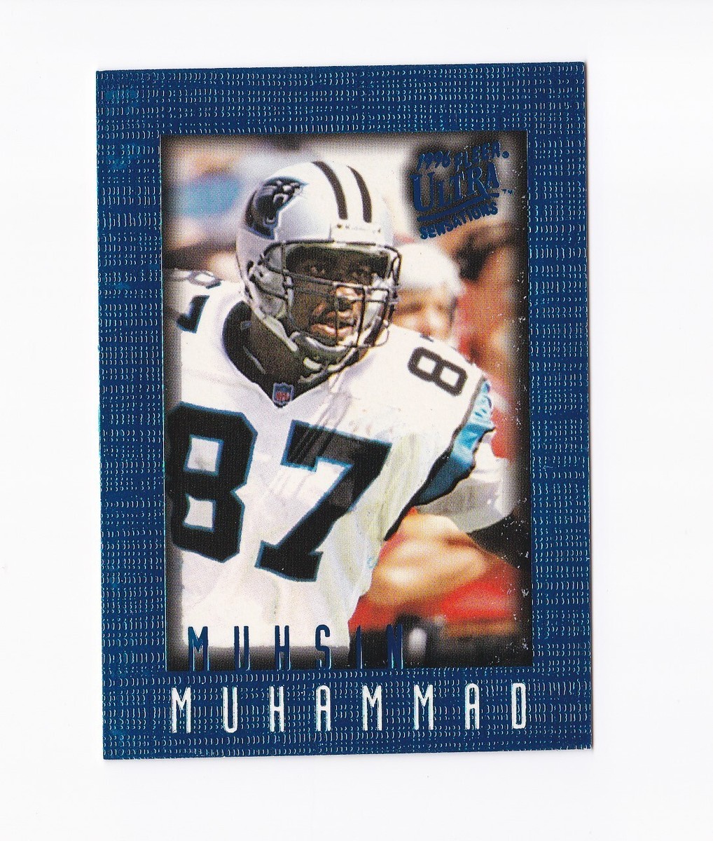 1996 Ultra Sensations Blue #15 Muhsin Muhammad Carolina  display picture 1