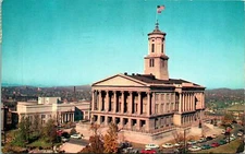 Nashville TN State Capitol Building Greek Architecture Postcard used (26458)