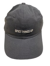 Bacardi Spice Rum Spice things up Black Adjustable Strap Cap baseball Rare hat
