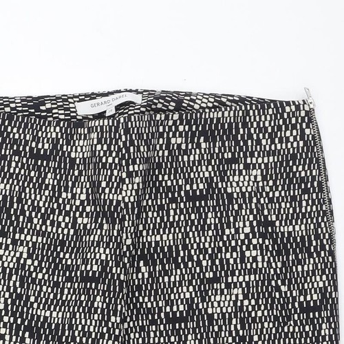 Gerard Darel Womens Black Cotton Blend Carrot Trousers Size W36 L26 - Picture 4 of 12