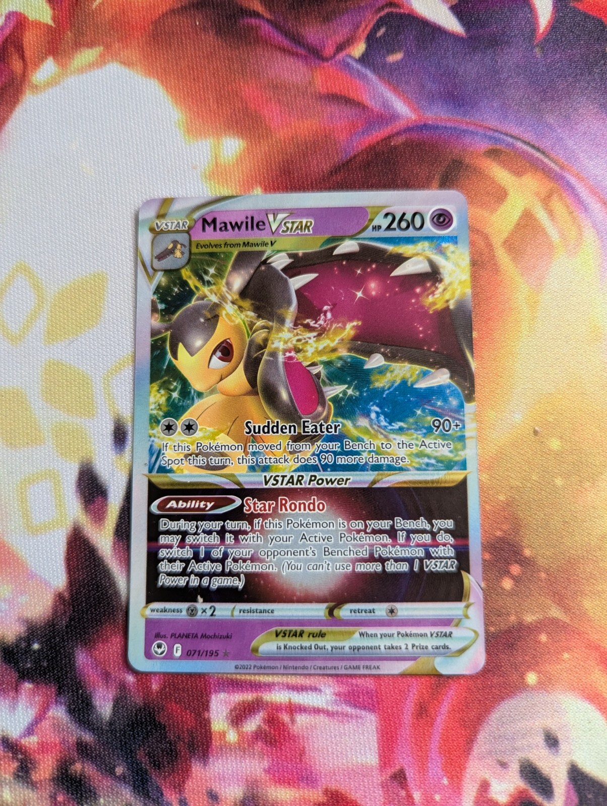 mawile vstar pokemon card value Pokemon Mawile VStar 200/195 Rainbow Secret Rare Silver Tempest NM Pack Fresh
