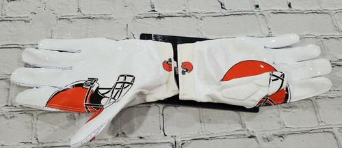 Nike Superbad Football Gloves Magnagrip CK2318 Padded Cleveland Browns XXXXL 4XL - Picture 6 of 6