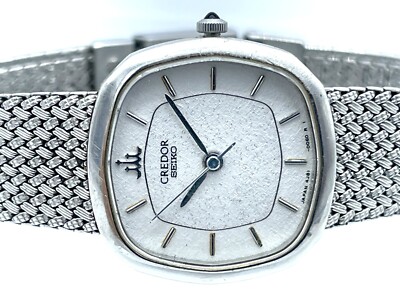 g*n様 【極美品】 SEIKO CREDOR 4J81-5040 レディース腕 Vintage SEIKO Credor Quartz Ladies Watch White Dial 4J81