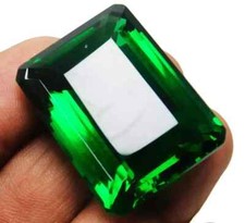 Green 91.80 Ct Tsavorite Garnet Emerald Cut Natural EGL CERTIFIED Loose Gemstone