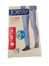 Jobst Mens Casual Compression Knee Stockings Support Therapeutic Large Khaki 