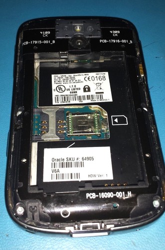 Lot of 4 Blackberry Bold 9000 Black ATT For Parts Read below - Picture 7 of 9