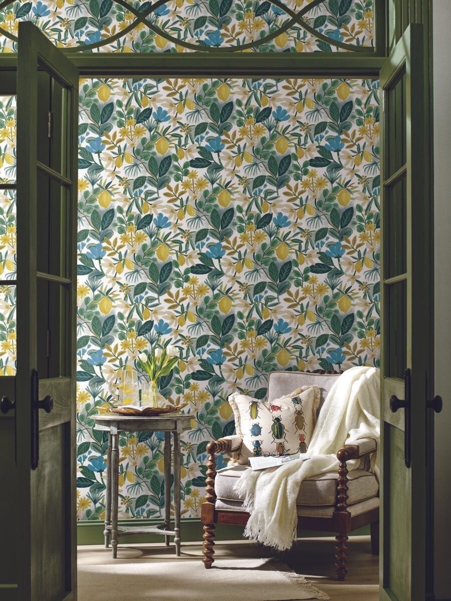 New Anthropologie Amalfi Wallpaper 20.5