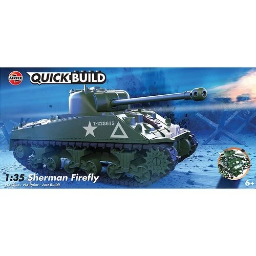 AIRFIX QUICKBUILD SHERMAN FIREFLY - Picture 1 of 1
