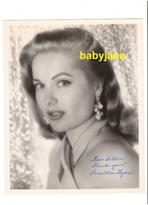 MARTHA HYER 8X10 SIGNED PHOTO GLAMOUR PORTRAIT DOUBLE WEIGHT 1950's