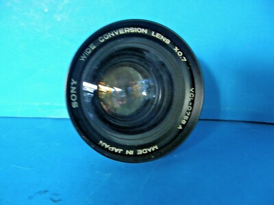 SONY WIDE CONVERSION LENS  X0.7  VCL-0758A WITH BELT CASE MADE IN JAPAN