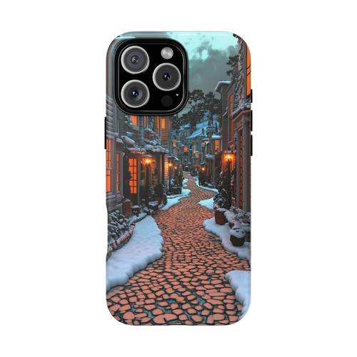 For iPhone | Samsung Galaxy | Pixel Phone Case - Winter Village Shops - 第 9/256 張圖片