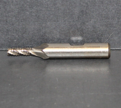 Niagara N71061 HSCO 4F 3/16'' Coarse Pitch 1/2'' LOC 2-3/8'' OAL Square End Mill 