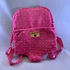 Build A Bear Pink Backpack Carrier Adjustable Straps BABW Travel Accessory