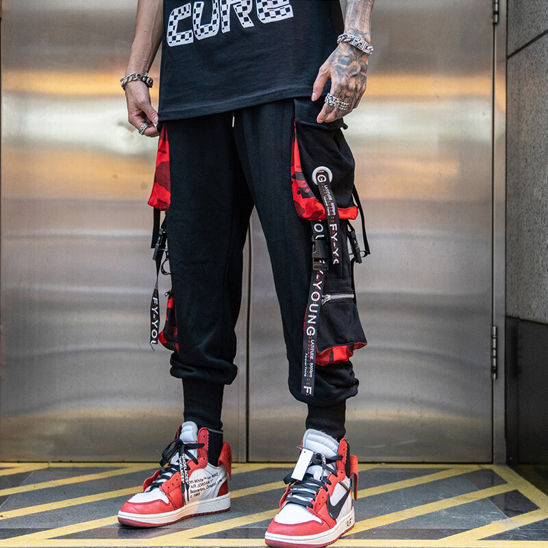 Pantalones sueltos personalizados Hip Hop con bolsillo