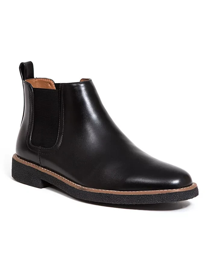 Deer Stags Rockland Memory Foam Chelsea Boots Black Size 15W Deer Stags Rockland Memory Foam Black Faux Leather Chelsea  main image 2